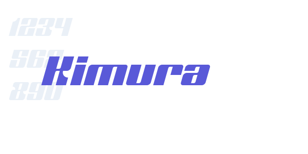 Kimura font free