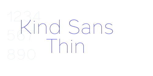 Kind Sans Thin-font-download