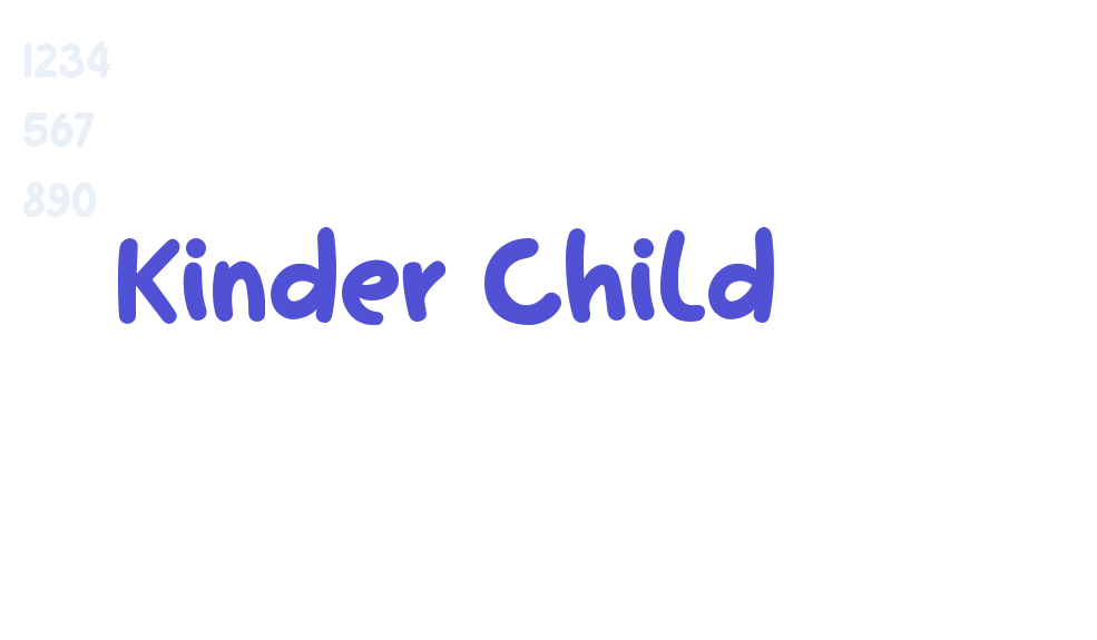 Kinder Child-font-download