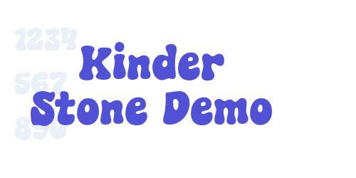 Kinder Stone Demo-font-download