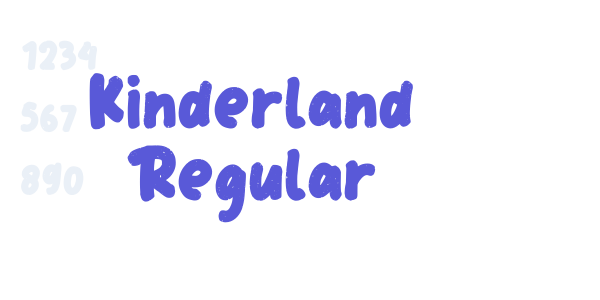 Kinderland Regular font