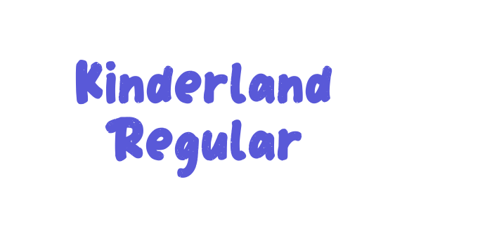 Kinderland Regular Font Download