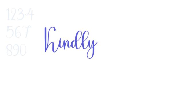 Kindly font free