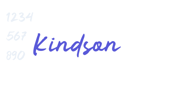 Kindson font free