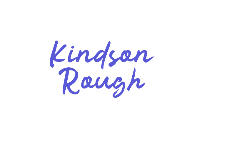 Kindson Rough Font