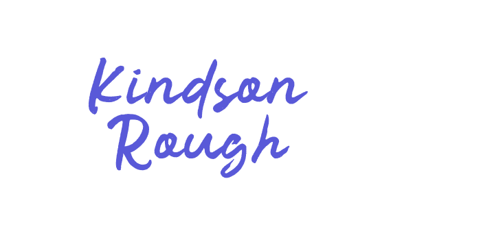 Kindson Rough Font Download