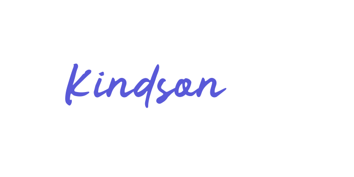 Kindson Font Download