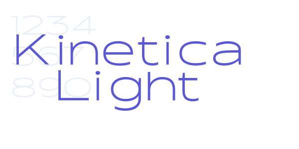 Kinetica Light font free