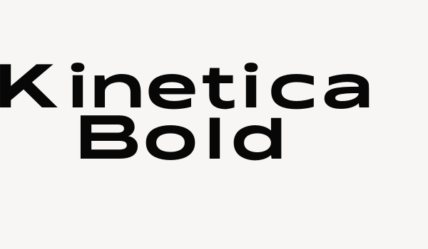 Kinetica Bold Font