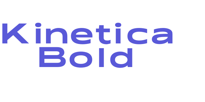 Kinetica Bold Font Download