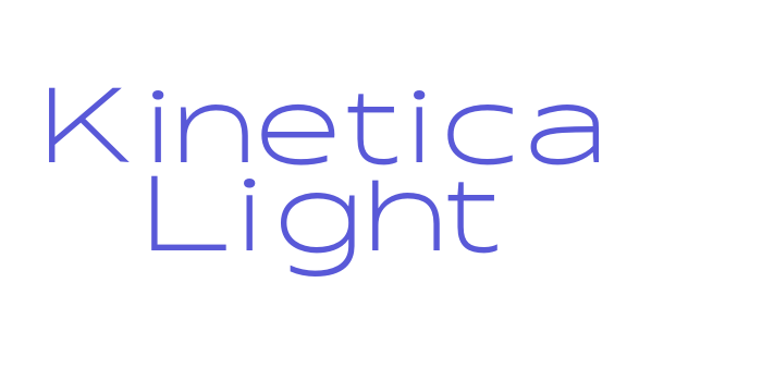 Kinetica Light Font Download