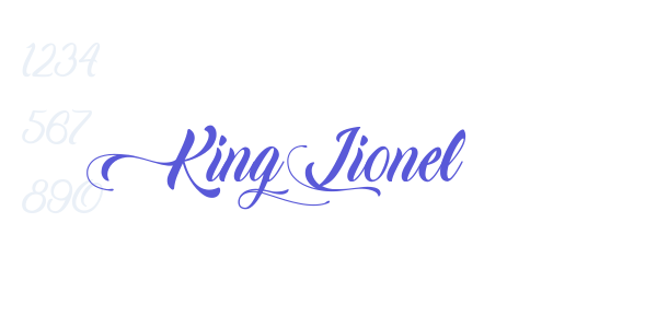 King Lionel font free