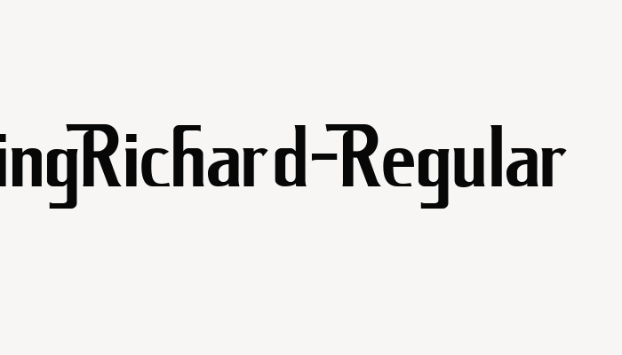 KingRichard-Regular font download