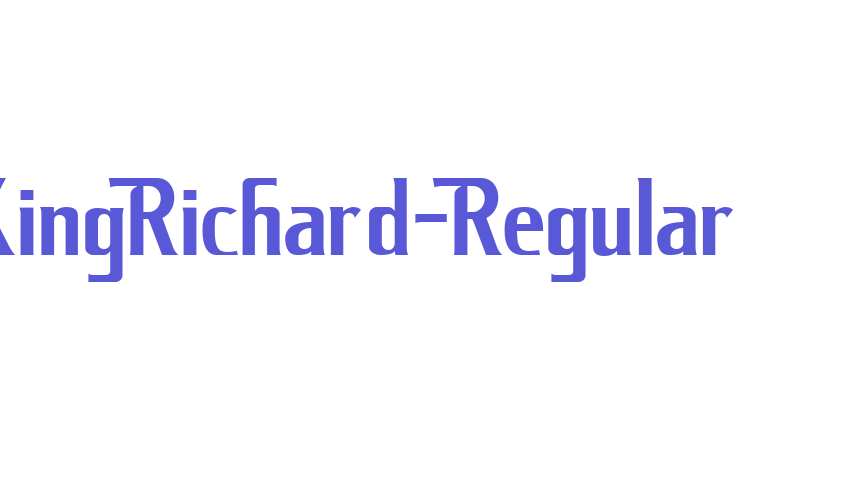 KingRichard-Regular Font Download