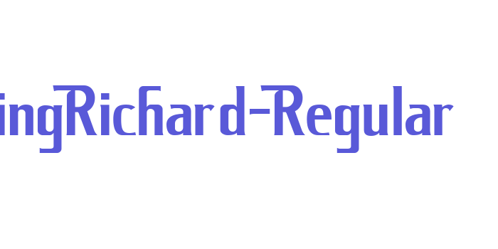 KingRichard-Regular Font Download