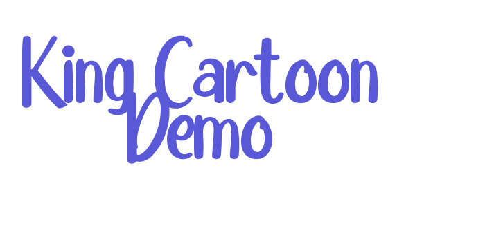 King Cartoon Demo Font Download