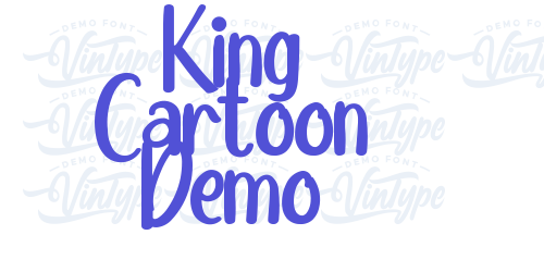 King Cartoon Demo-font-download