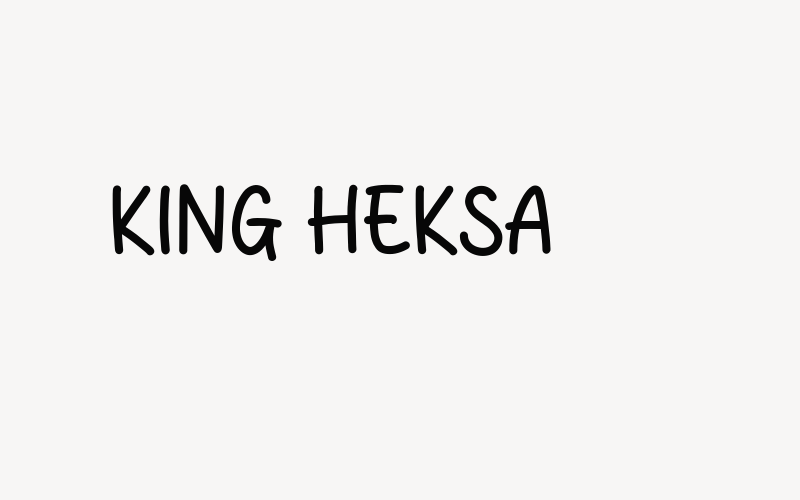 King Heksa Font