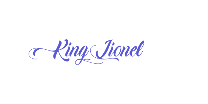 King Lionel Font Download