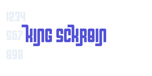 King Sckroin-font-download