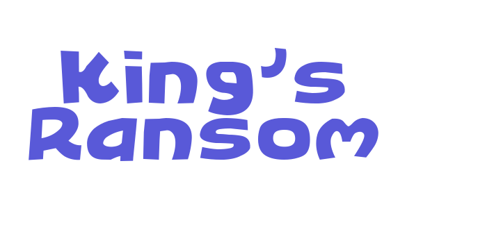 King’s Ransom Font Download