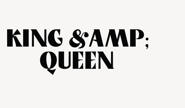 King & Queen Font