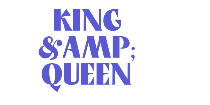 King & Queen Font