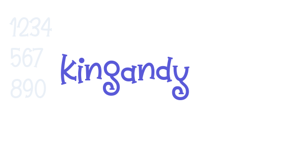 Kingandy font