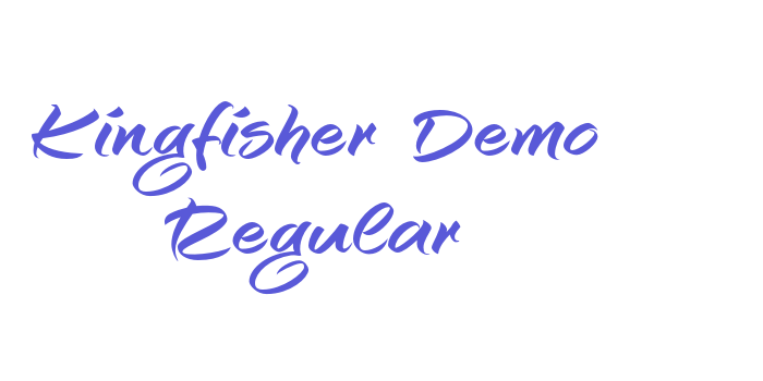 Kingfisher Demo Regular Font