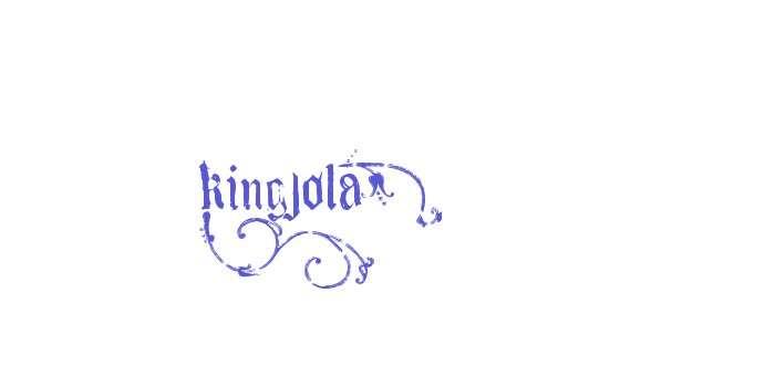 KingjolA Font Download