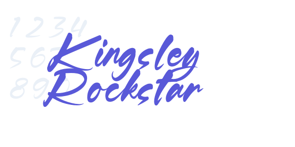 Kingsley Rockstar font free