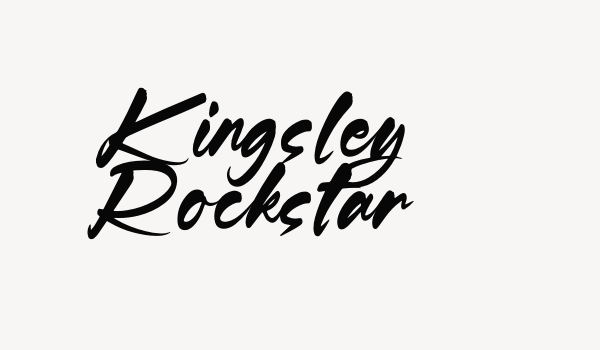 Kingsley Rockstar Font