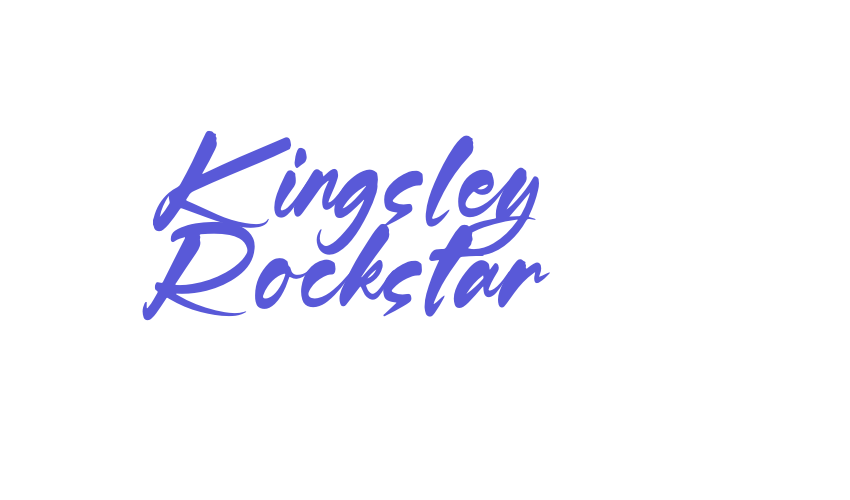 Kingsley Rockstar Font