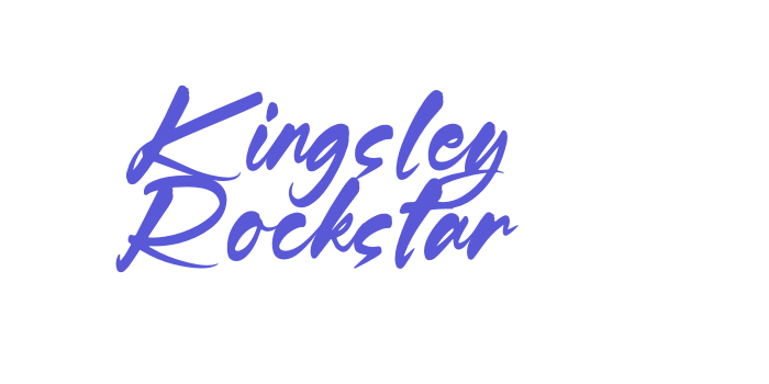 Kingsley Rockstar Font Download