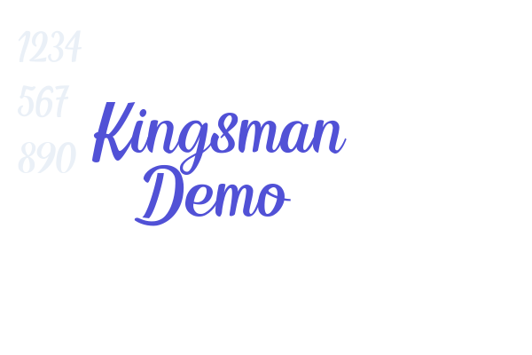 Kingsman Demo Font Download