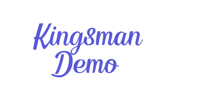 Kingsman Demo Font