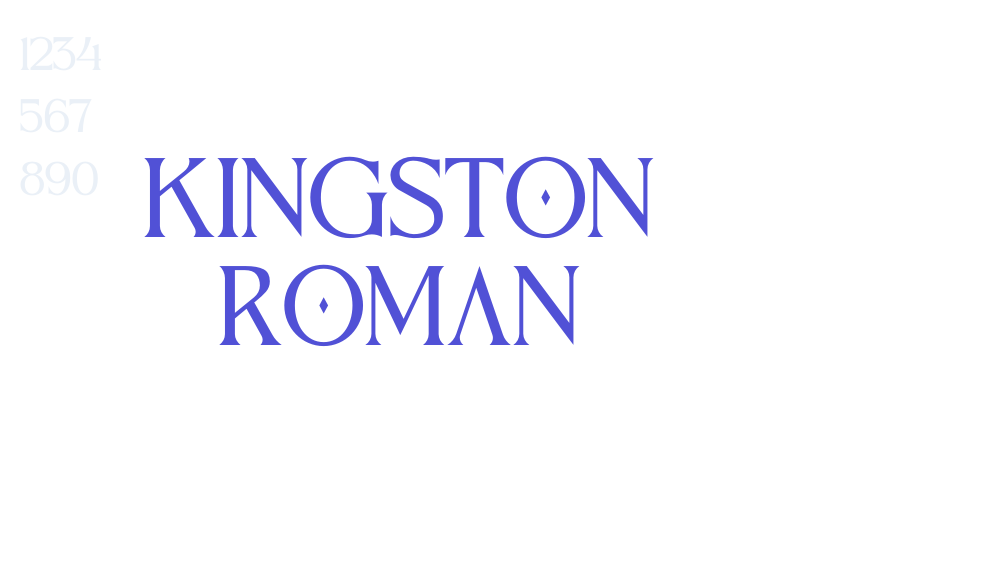 Kingston Roman-font-download