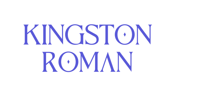 Kingston Roman Font