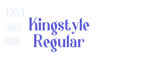 Kingstyle Regular font