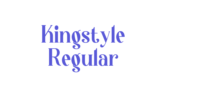 Kingstyle Regular Font Download