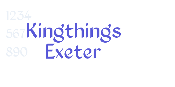 Kingthings Exeter font free