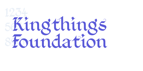 Kingthings Foundation font