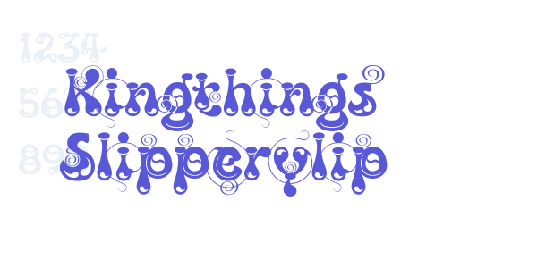 Kingthings Slipperylip font free