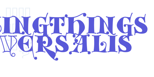 Kingthings Versalis font