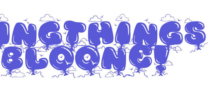 Kingthings Bloone! Font Download