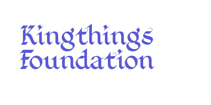 Kingthings Foundation Font Download