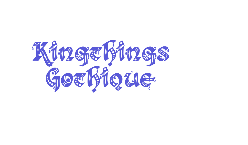 Kingthings Gothique Font Download