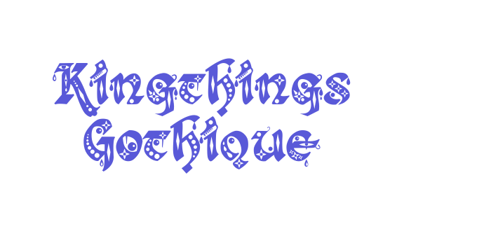 Kingthings Gothique Font Download