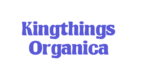 Kingthings Organica Font Download