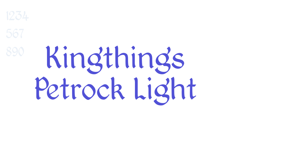 Kingthings Petrock Light-font-download